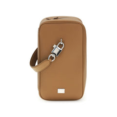 حقيبة يد من جلد العجل البني Bos Taurus