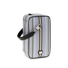 حقيبة يد قطنية زرقاء