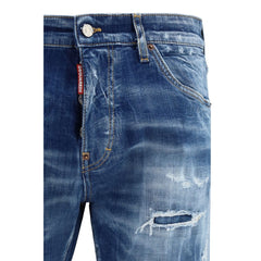 جينز قطني أزرق ضيق