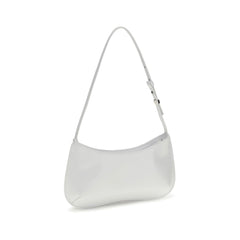 White Calf Leather Bos Taurus Shoulder Bag