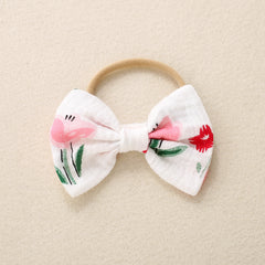 Baby Girl Flower Print Sling Triangle Rompers Tulle Skirt