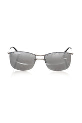 Silver Metallic Fibre Men Sunglass