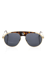 Brown Metallic Fibre Men Sunglass