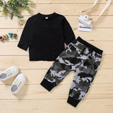 Long Sleeve Sweater Two-piece Pants