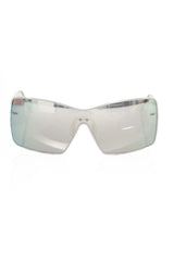 Silver Metallic Fiber Women Sunglasses