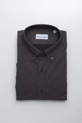 Black Cotton Men's Shirt