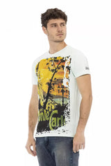 "Light Blue Cotton Men's T-Shirt"