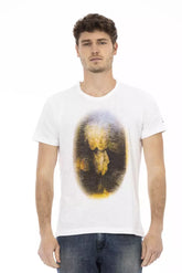 White Cotton Men's T-Shirt