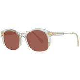 Gold Acetate & Metal Sunglasses