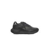 Blue Cowhide Men Sneaker