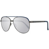 Gray Metal Sunglasses