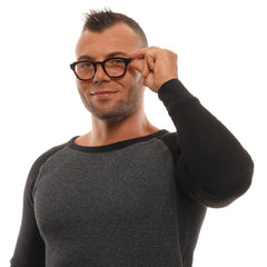 نظارات بلاستيكية بنية اللون (إطارات)