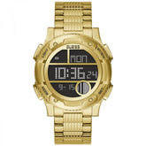 Gold Stainless Steel Digital Watch