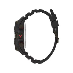 ساعة رياضية من الراتنج الأسود