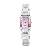 ساعة فضية من الفولاذ المقاوم للصدأ