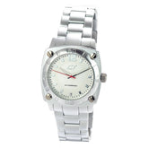 Silver Aluminum Dress Watch
