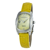 Bicolor Leather Dress Watch