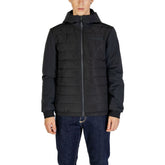 Black Recycled Polyester Jackets & Coat