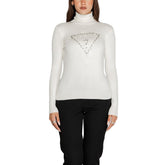 White Viscose Turtleneck