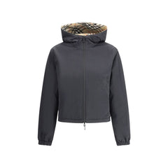 Brown Polyester Shell Jacket