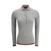 Gray Cashmere Top
