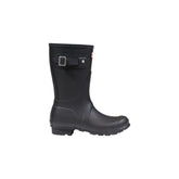Black Recycled Polyester Ankle Boots