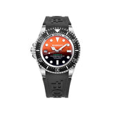 Black Rubber Sport Watch