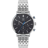 Gray Stainless Steel Dress Watch