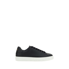 Black Calf Leather Bos Taurus Low Top Sneakers