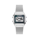 Gray Stainless Steel Digital Watch
