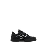 Black Leather VL7N Sneakers