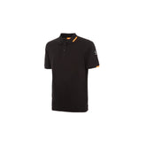Black Cotton Polo Shirt