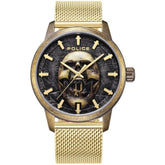 Gold Stainless Steel Dress Watch