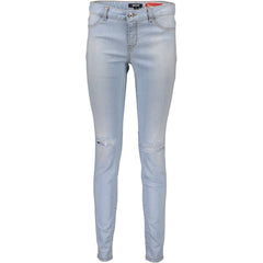 Azzurro Cotton Women's Jeans