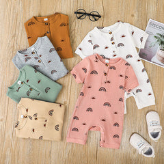 Summer New Short Sleeves For Baby And Infants Rompers Jumpsuit