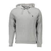 Gray Cotton Men Sweatshirt