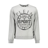 Gray Cotton Mens Sweater