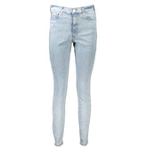 Azzurro Cotton Women Jeans
