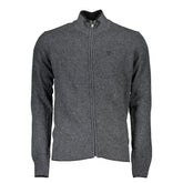 Grigio Poliammide Men Cardigan