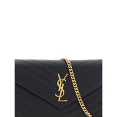 Black Calf Leather Bos Taurus Shoulder Bag