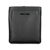 Black Polyester Men's Shoulder Bag