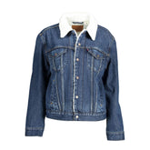 Blu Cotton Women Jacket