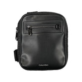 Black Polyester Men Shoulder Bag