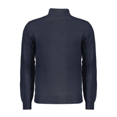 Blue Wool Men Sweater
