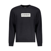 Black Cotton Men Sweater