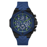 Blue Synthetic Sport Watch