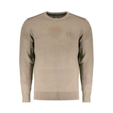 Brown Wool Men Sweater