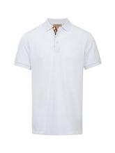 White Cotton Collared Polo Shirt