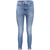 Azzurro Cotton Women's Skinny Jeans