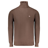 Marrone Polyamide Men Sweater